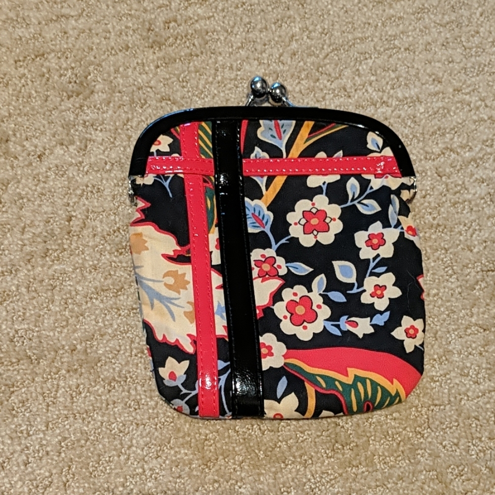 Vera Bradley Kisslock Coin purse in Versailles